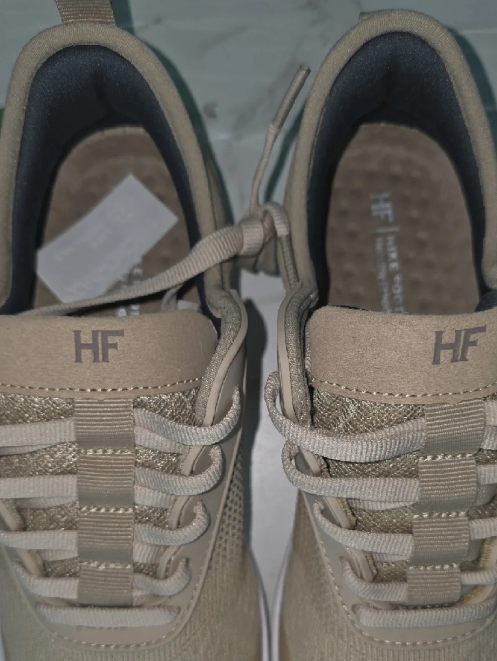HF Women’s Athletic Sneakers in Beige - Picture 5 of 10